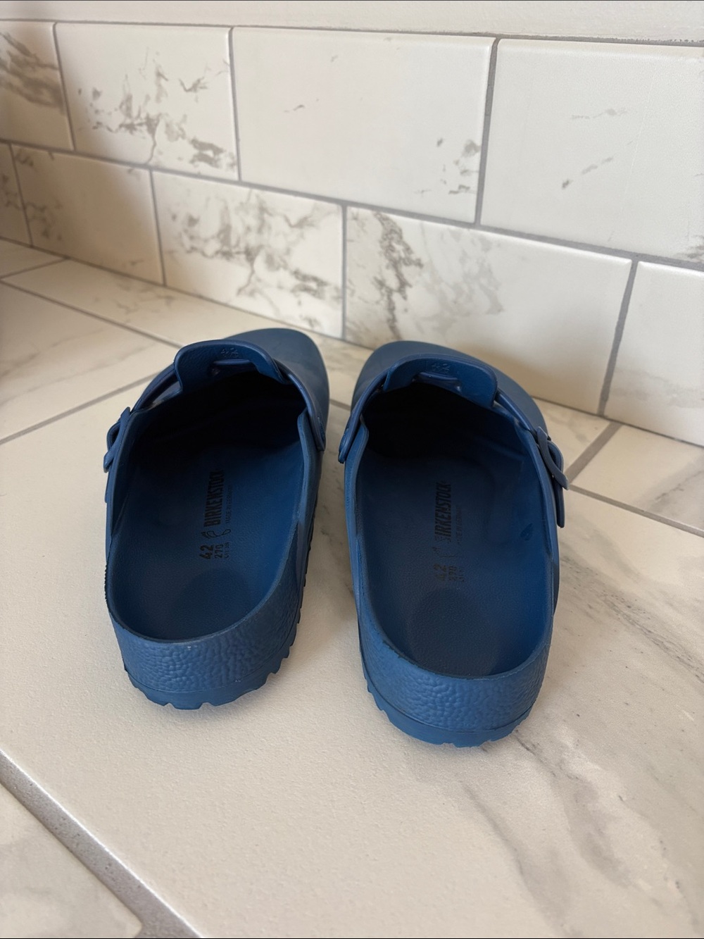 Birkenstock EVA Boston Clogs - Blue Size 42 - Picture 6 of 7